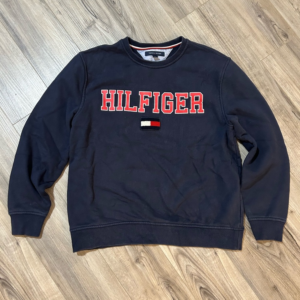 Tommy Hilfiger Dark Blue Crewneck Sweater